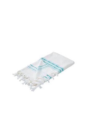 Sevim Tek Yüzlü Pamuk Havlu Peştemal - Ekru