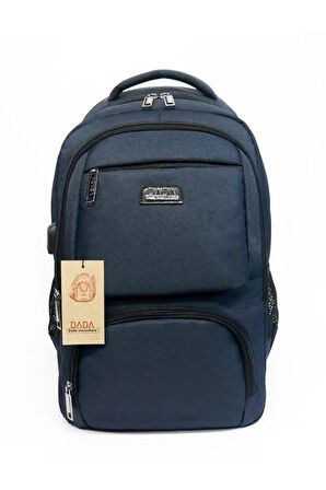 Su Geçirmez Europa Export Kumaş Sırt Çantası Usb Bağlantılı Ortopedik Sırt Detaylı