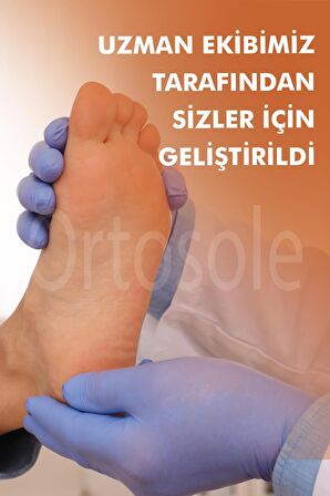 OS200 | Topuk Dikeni, Düz Tabanlık, İç Basma Önleyici, Kemer Destekli, Plantar Fasiit İç Tabanlık