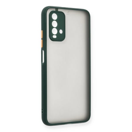 Xiaomi Redmi 9t Kılıf Montreal Silikon Kapak - Yeşil