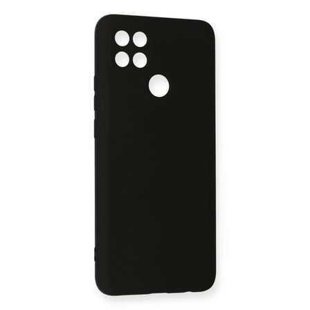 Oppo A15 Kılıf Nano İçi Kadife Silikon - Siyah