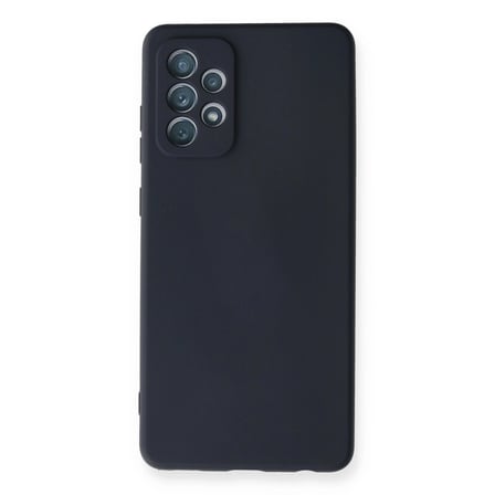 Samsung Galaxy A72 Kılıf Nano İçi Kadife Silikon - Lacivert