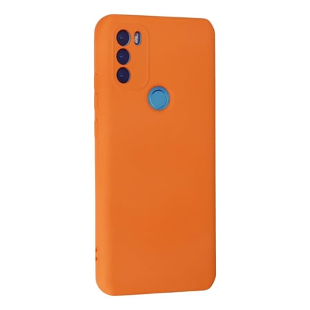 General Mobile Gm 21 Plus Kılıf Nano İçi Kadife Silikon - Turuncu