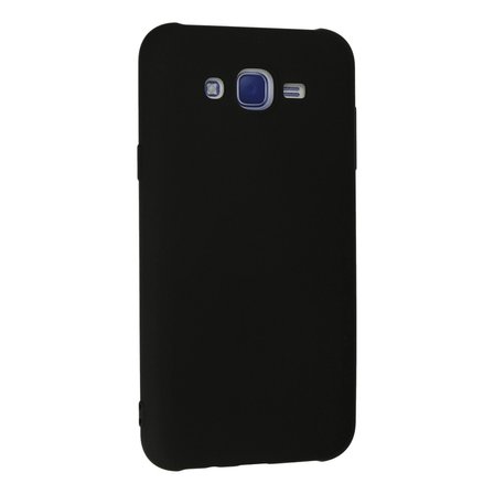 Samsung Galaxy J7 Kılıf Nano İçi Kadife Silikon - Siyah