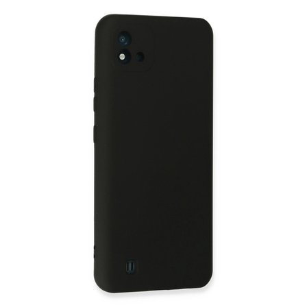 Realme C11 2021 Kılıf Nano İçi Kadife Silikon - Siyah
