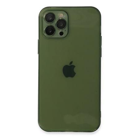 Apple İphone 12 Pro Kılıf Fly Lens Silikon - Yeşil