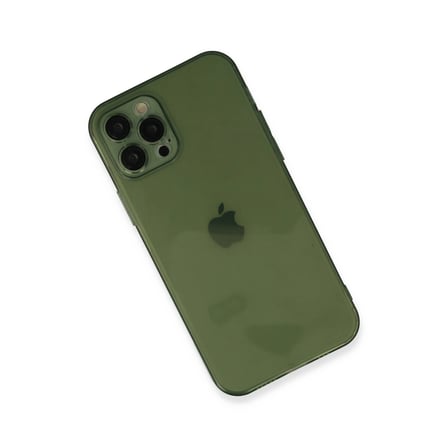 Apple İphone 12 Pro Kılıf Fly Lens Silikon - Yeşil