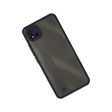 Realme C11 2021 Kılıf Montreal Silikon Kapak - Lacivert