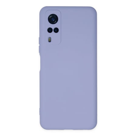 Vivo Y53s Kılıf Nano İçi Kadife Silikon - Lila