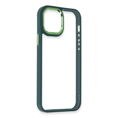 Apple Uyumlu İphone 12 Pro Max Kılıf Dora Kapak - Haki Yeşil