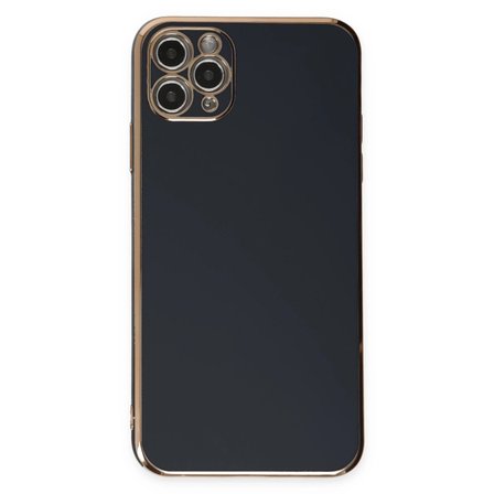 Apple İphone 11 Pro Max Kılıf Volet Silikon - Siyah