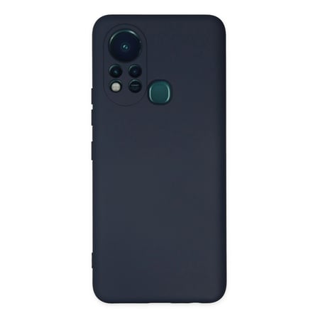 İnfinix Hot 11s Kılıf Nano İçi Kadife Silikon - Lacivert