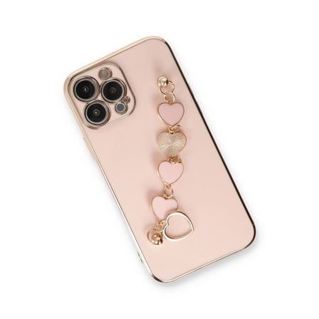 Apple İphone 14 Pro Max Kılıf Esila Silikon - Pudra