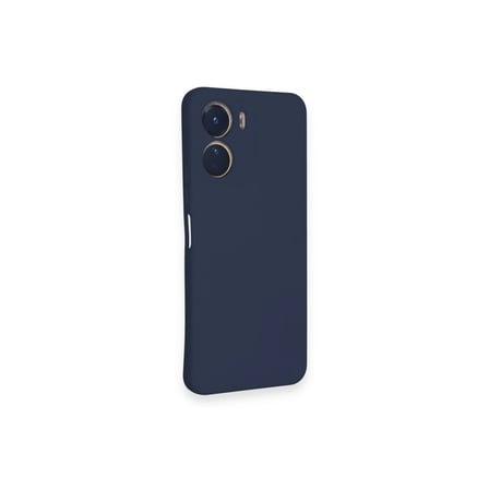 Vivo Y16 Kılıf Nano İçi Kadife Silikon - Lacivert