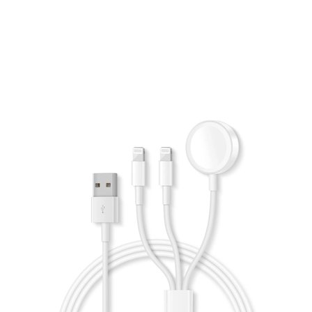 Apr55 Apple Uyumlu 3in1 Şarj Cihazı