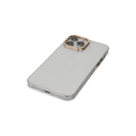 Apple İphone 13 Pro Kılıf Anka Pc Sert Metal Kapak - Şeffaf