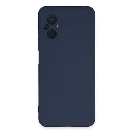 Xiaomi Poco M5 Kılıf Nano İçi Kadife Silikon - Lacivert