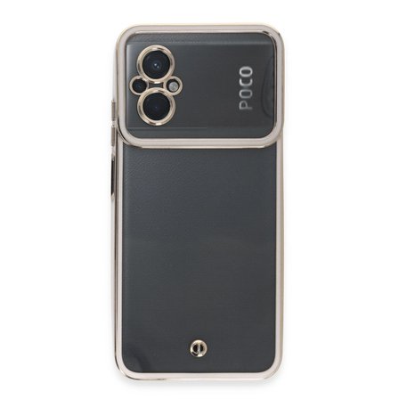Xiaomi Poco M5 Kılıf Liva Lens Silikon - Beyaz