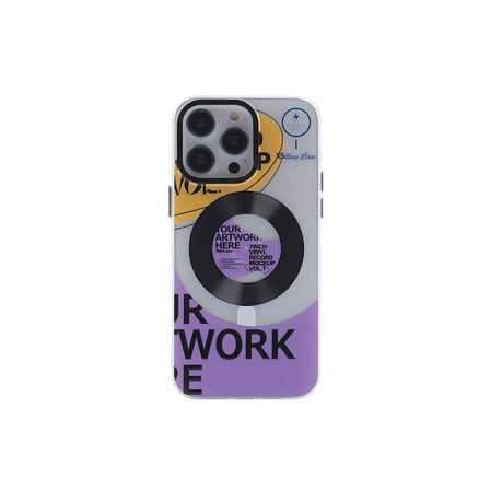 Apple Uyumlu İphone 12 Pro Max Kılıf Apollo Magneticsafe Desenli Kapak - Apollo Şeffaf - 6