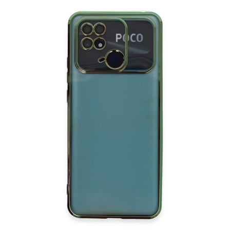 Xiaomi Redmi 10c Kılıf Razer Lensli Silikon - Yeşil