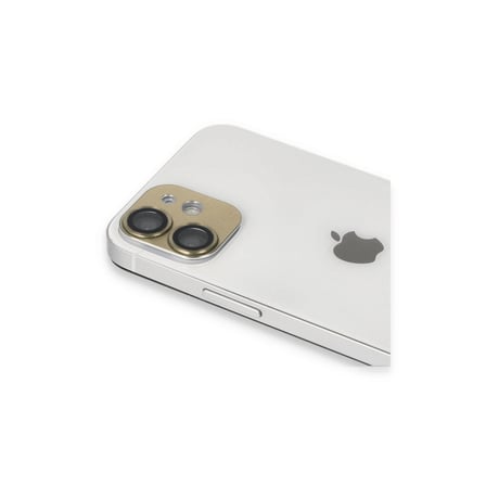 Apple İphone 11 Pers Alüminyum Kamera Lens - Gold