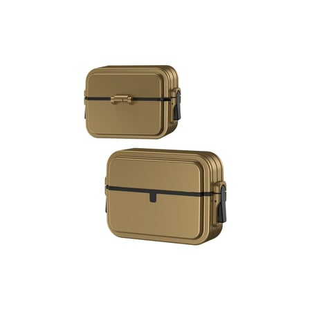 Apple Airpods Pro 2 (2.nesil) 404 Kilitli Kılıf - Gold