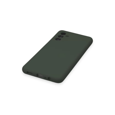 Samsung Galaxy A14 4g Kılıf Nano İçi Kadife Silikon - Koyu Yeşil