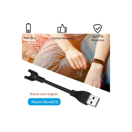 Mc03 Şarj Adaptörü Xiaomi Uyumlu Mi Band 2/3