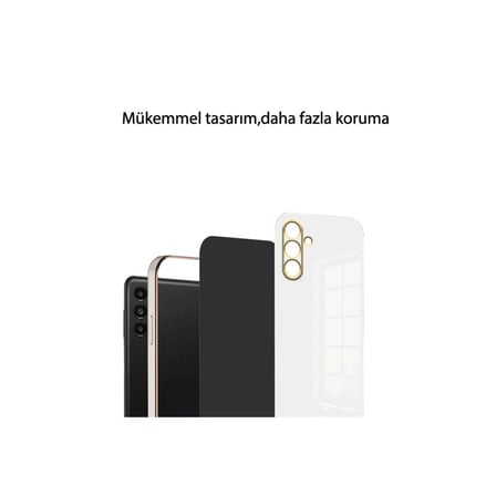 Samsung Galaxy A24 4g Kılıf Volet Silikon - Beyaz
