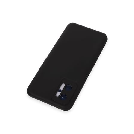 Realme 9i 4g Kılıf Nano İçi Kadife Silikon - Siyah