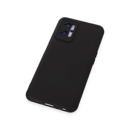 Realme 9i 4g Kılıf Nano İçi Kadife Silikon - Siyah