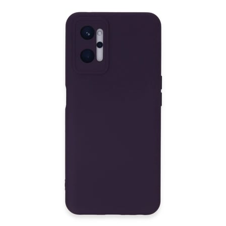 Realme 9i 4g Kılıf Nano İçi Kadife Silikon - Mor