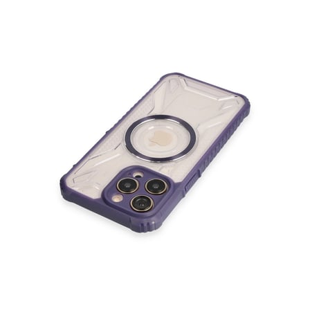 Apple İphone 12 Pro Kılıf Prag Magneticsafe Kapak - Derin Mor
