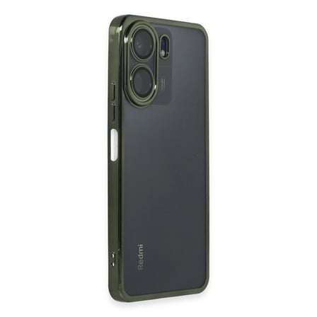 Xiaomi Redmi 13c Kılıf Razer Lensli Silikon - Yeşil