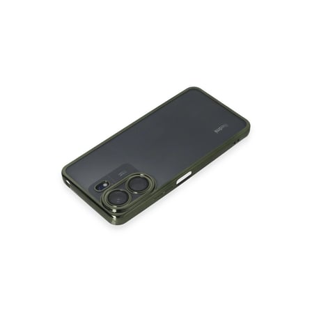 Xiaomi Redmi 13c Kılıf Razer Lensli Silikon - Yeşil