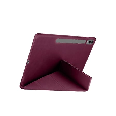 Samsung Uyumlu Galaxy X510 Tab S9 Fe 11 Kılıf Kalemlikli Mars Tablet Kılıfı - Mürdüm