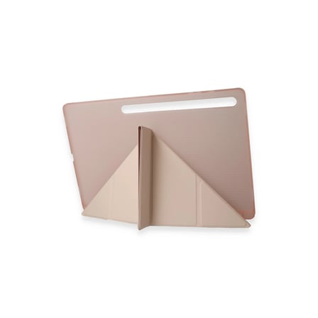 Samsung Galaxy X910 Tab S9 Ultra 14.6 Kılıf Kalemlikli Mars Tablet Kılıfı - Rose Gold