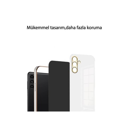 Samsung Galaxy A15 4g Kılıf Volet Silikon - Kırmızı