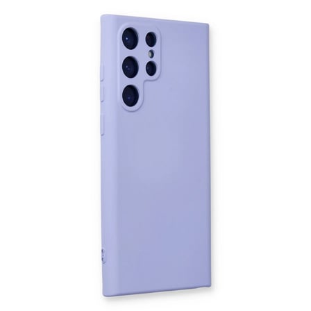 Samsung Galaxy S24 Ultra Kılıf Nano İçi Kadife Silikon - Lila