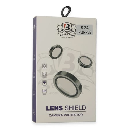 Samsung Galaxy S24 Bilvis Titan Kamera Lens - Derin Mor