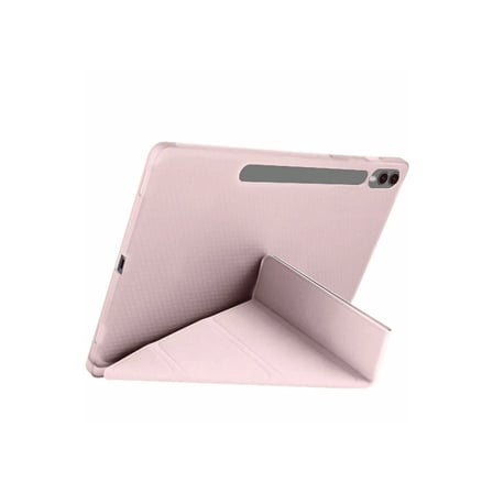 Samsung Galaxy X610 Tab S9 Fe Plus 12.4 Kılıf Kalemlikli Mars Tablet Kılıfı - Rose Gold