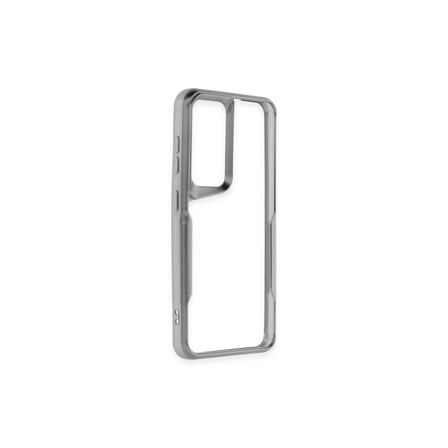 Samsung Galaxy A14 4g Kılıf Boyi Silikon Kapak - Gümüş