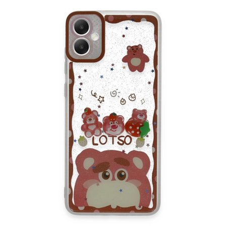 Samsung Uyumlu Galaxy A05 Kılıf Sweet Desenli Silikon Kapak - Pembe