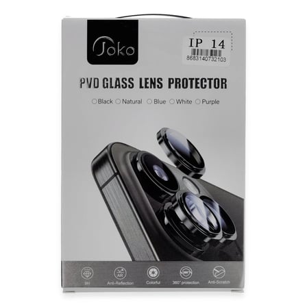 Joko Apple İphone 14 Pvd Metal Kamera Lens - Gümüş