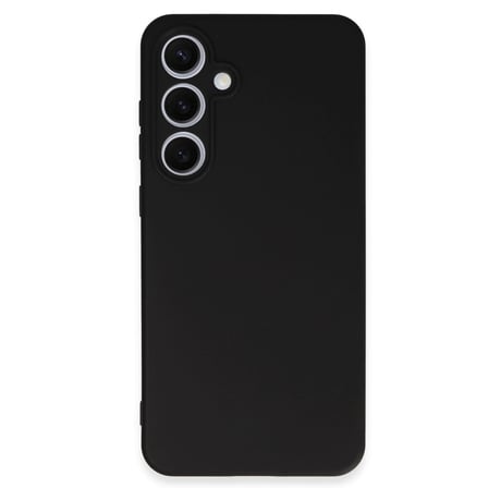 Samsung Galaxy S24 Fe Kılıf Nano İçi Kadife Silikon - Siyah
