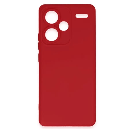 Xiaomi Redmi Note 13 Pro Plus Kılıf Nano İçi Kadife Silikon - Kırmızı