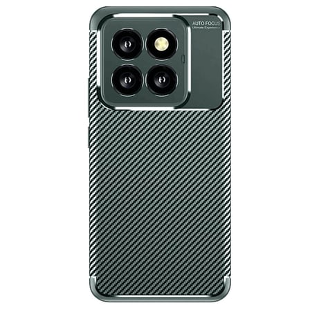 Xiaomi Mi 14t Pro Kılıf Auto Focus Karbon Kapak - Koyu Yeşil