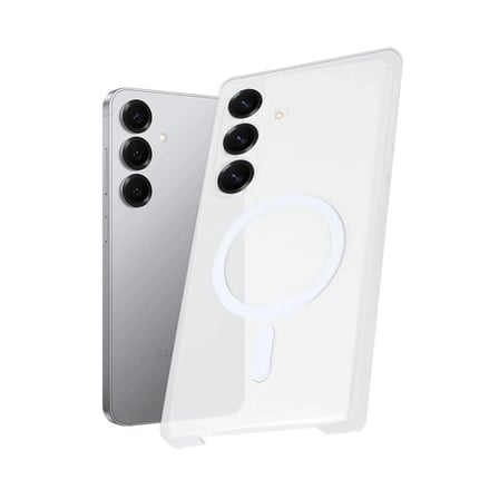 Samsung Galaxy S25 Plus Kılıf Pc Zara Magsafe Şeffaf Kılıf - Şeffaf