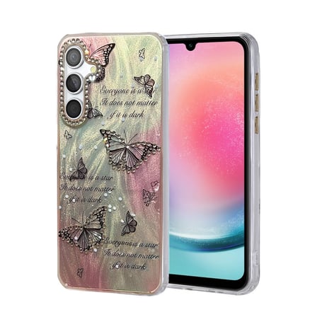 Samsung Uyumlu Galaxy A24 4g Kılıf Blade Aynalı Desenli Kapak - Desen 6