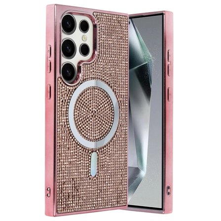 Joko Samsung Uyumlu Galaxy S24 Ultra Helen Magsafe Kapak - Pembe